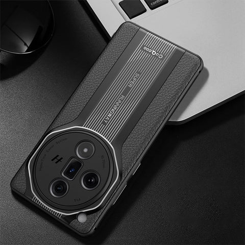 Q.COO Super Running Series 2 for Oppo Find X7 5G Case PU + TPU + Acrylic Back Cover