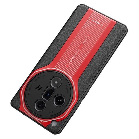 Q.COO Super Running Series 2 for Oppo Find X7 5G Case PU + TPU + Acrylic Back Cover