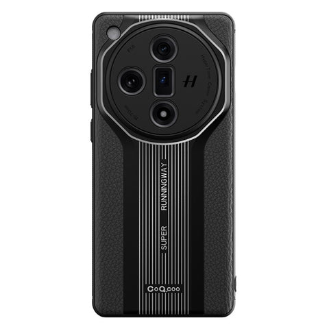 Q.COO Super Running Series 2 for Oppo Find X7 Ultra Case PU + TPU + Acrylic Back Cover