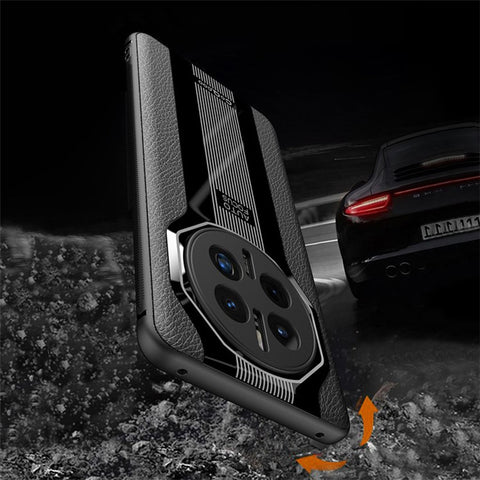 Q.COO Super Running Series 2 for Huawei Mate 50 RS Porsche Design 4G Case PU + TPU + Acrylic Back Cover
