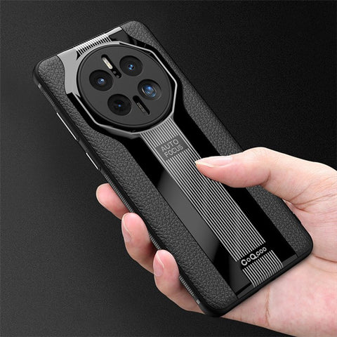 Q.COO Super Running Series 2 for Huawei Mate 50 RS Porsche Design 4G Case PU + TPU + Acrylic Back Cover