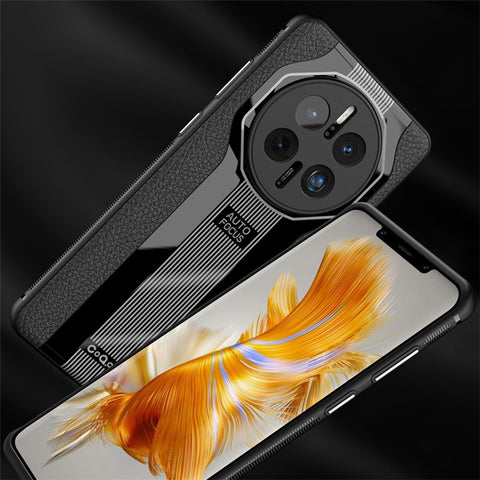 Q.COO Super Running Series 2 for Huawei Mate 50 RS Porsche Design 4G Case PU + TPU + Acrylic Back Cover
