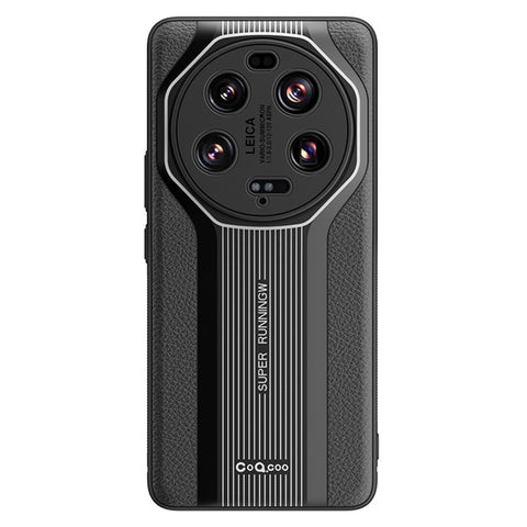 Q.COO Super Running Series 2 for Xiaomi 13 Ultra Case PU+TPU+Acrylic Shockproof Phone Cover