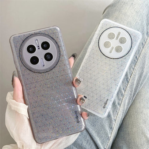 Q.COO For Huawei Mate 50 4G Case Sparkle Design TPU Scratch Resistant Phone Cover
