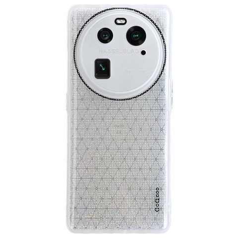 Q.COO For Oppo Find X6 TPU Case Sparkling Mobile Phone Protective Cover