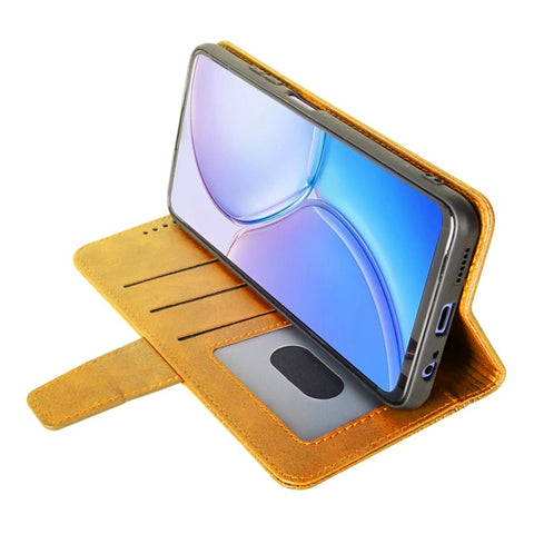 IDEWEI For Xiaomi Redmi K70 Pro Champion Edition Wallet Case Calf Texture Leather Phone Cover