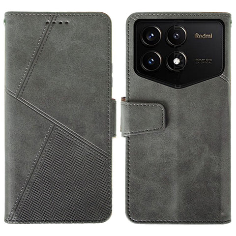 IDEWEI For Xiaomi Redmi K70 Pro Champion Edition Wallet Case Calf Texture Leather Phone Cover