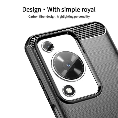 MOFI JK TPU Series-1 For Huawei nova Y72 4G / Enjoy 70 Phone Case TPU Carbon Fiber Texture Cover