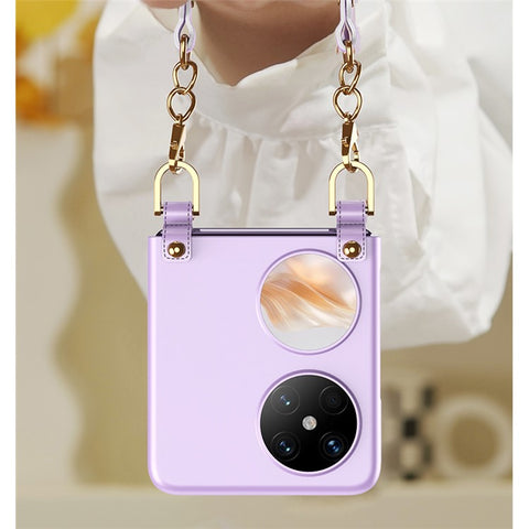 GKK For Huawei Pocket 2 Case Ultra Slim Folding Phone Hard PC Cover with Wrist Strap