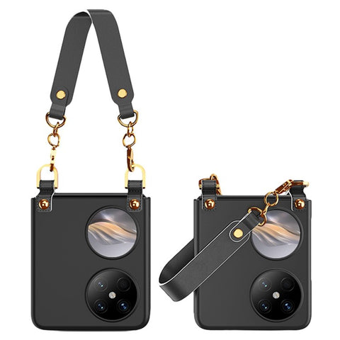 GKK For Huawei Pocket 2 Case Ultra Slim Folding Phone Hard PC Cover with Wrist Strap