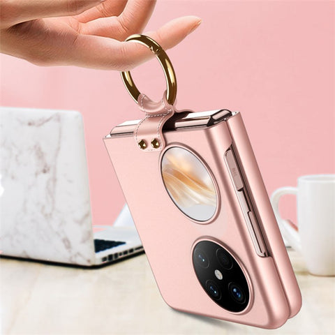 GKK For Huawei Pocket 2 Case Ring Holder Kickstand Ultra Thin Hard PC Folding Phone Cover