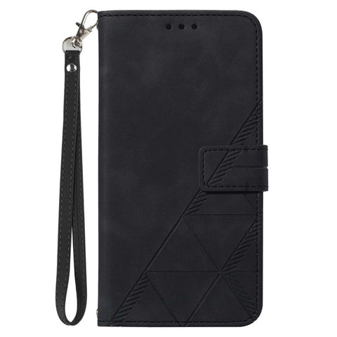For Motorola Moto G Play 5G (2024) / Moto G 5G (2024) Leather Case with Hand Strap Wallet Stand Phone Cover