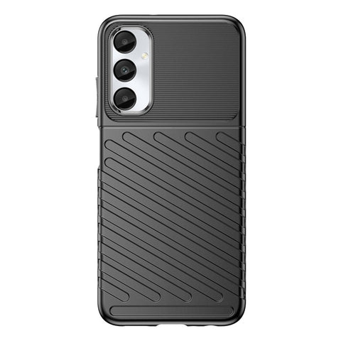 Thunder Series For Samsung Galaxy M14 4G / A05s 4G Case Thickened TPU Twill Texture Back Phone Cover