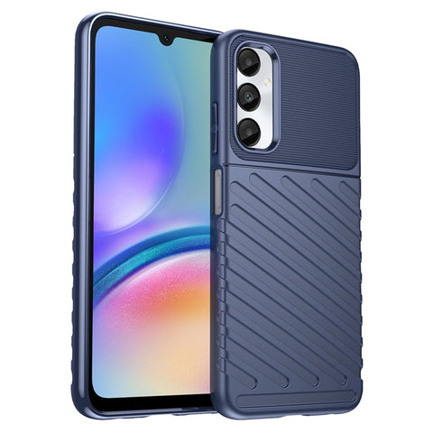 Thunder Series For Samsung Galaxy M14 4G / A05s 4G Case Thickened TPU Twill Texture Back Phone Cover