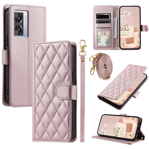 Leather Case for Oppo A77 5G / 4G / A77s 4G / A57 4G / A57 (2022) 5G / A57e 4G / A57s 4G / K10 5G / OnePlus Nord N20 SE 4G / N300 5G / Realme Narzo 50 5G