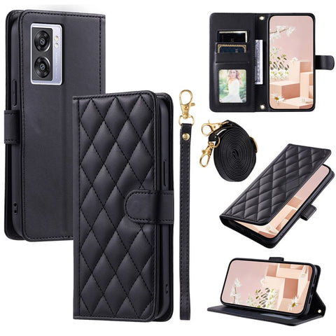 Leather Case for Oppo A77 5G / 4G / A77s 4G / A57 4G / A57 (2022) 5G / A57e 4G / A57s 4G / K10 5G / OnePlus Nord N20 SE 4G / N300 5G / Realme Narzo 50 5G