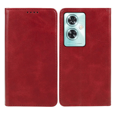 Leather Case for OnePlus Nord N30 SE 5G Calf Texture Auto-absorbed Magnetic Phone Wallet Cover