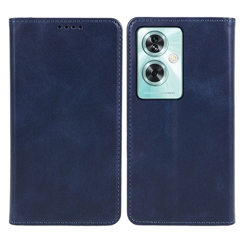 Leather Case for OnePlus Nord N30 SE 5G Calf Texture Auto-absorbed Magnetic Phone Wallet Cover