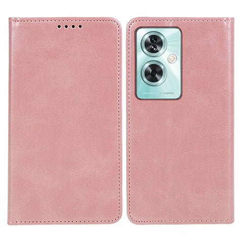 Leather Case for OnePlus Nord N30 SE 5G Calf Texture Auto-absorbed Magnetic Phone Wallet Cover