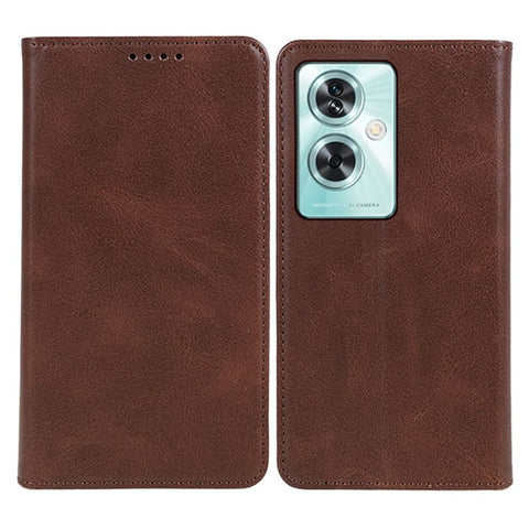 Leather Case for OnePlus Nord N30 SE 5G Calf Texture Auto-absorbed Magnetic Phone Wallet Cover