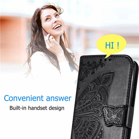 For Infinix Hot 40i Case Butterfly Imprinted Phone Cover with Hand Strap
