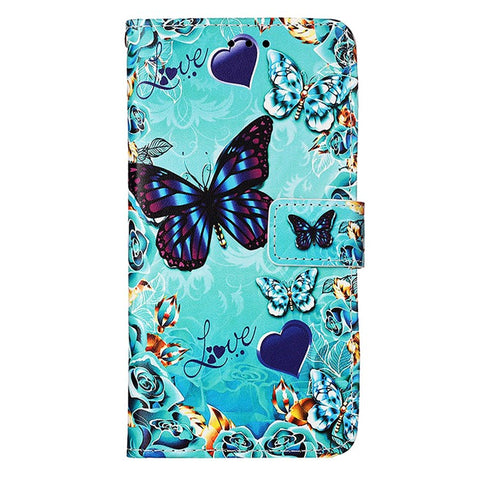 For Motorola Moto G Play 5G (2024) / Moto G 5G (2024) Leather Case with Strap Pattern Printing Phone Stand Cover