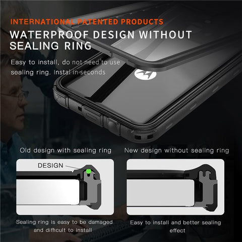 REDPEPPER A Series For Motorola Moto G Stylus 5G (2023) IP68 Underwater Phone Case Clear Waterproof Phone Cover