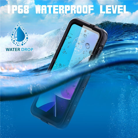 REDPEPPER A Series For Motorola Moto G Play (2023) 4G Case Waterproof Screen Protection IP68 Underwater Phone Shell