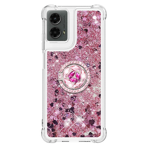 For Motorola Moto G Play 5G (2024) / Moto G 5G (2024) TPU Case with Kickstand Quicksand Shockproof Cover