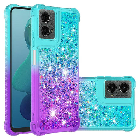 For Motorola Moto G Play 5G (2024) / Moto G 5G (2024) TPU Case Gradient Quicksand Phone Back Cover