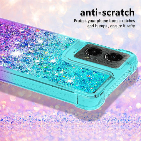 For Motorola Moto G Play 5G (2024) / Moto G 5G (2024) TPU Case Gradient Quicksand Phone Back Cover