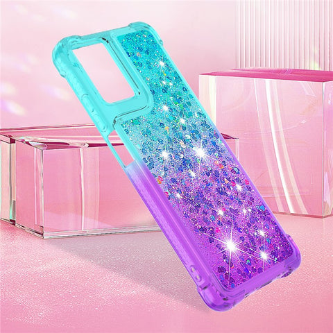 For Motorola Moto G Play 5G (2024) / Moto G 5G (2024) TPU Case Gradient Quicksand Phone Back Cover