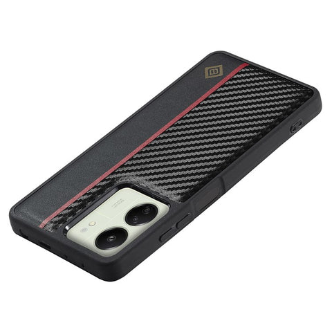 LC.IMEEKE For Xiaomi Redmi 13C 4G / 5G / 13R 5G / Poco M6 5G / Poco C65 4G Case Leather+EVA+TPU Phone Cover