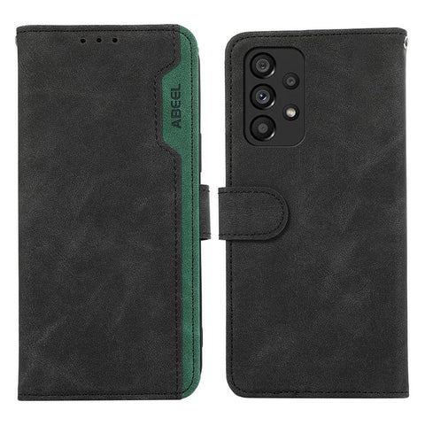 ABEEL For Samsung Galaxy A33 5G Wallet Case Color Matching RFID Blocking Leather Phone Cover
