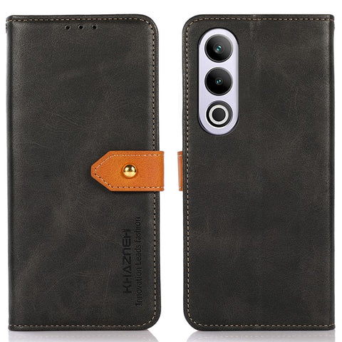 KHAZNEH For OnePlus Nord CE4 5G Magnetic Flip PU Leather Case Cell Phone Stand Cover