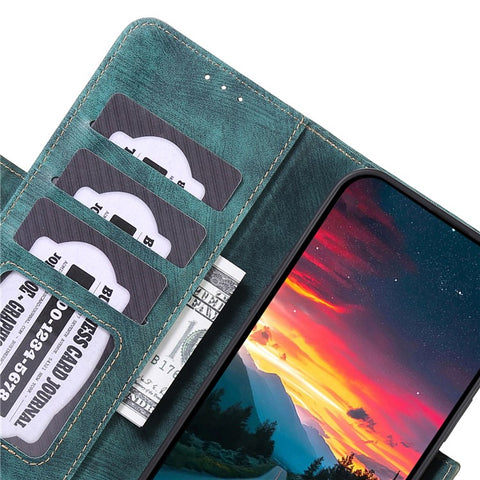 ABEEL For Samsung Galaxy A33 5G Leather Case Retro Phone Cover with Wallet Stand
