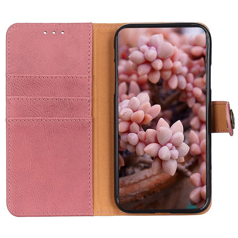 KHAZNEH For OnePlus 12R 5G / Ace 3 5G Cell Phone Case Cowhide Texture Leather Wallet Anti-scratch Cover