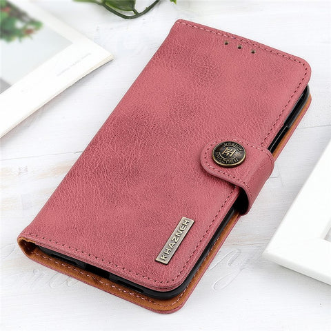 KHAZNEH For OnePlus 12R 5G / Ace 3 5G Cell Phone Case Cowhide Texture Leather Wallet Anti-scratch Cover