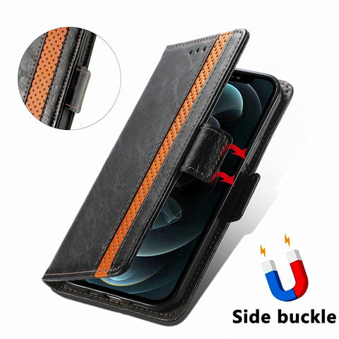 For OnePlus 12 5G Phone Cases CASENEO PU Leather Cover Stand with RFID Blocking Wallet
