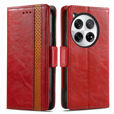 For OnePlus 12 5G Phone Cases CASENEO PU Leather Cover Stand with RFID Blocking Wallet