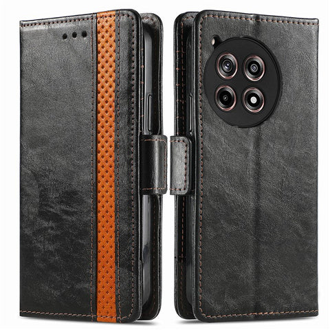 For OnePlus 12R 5G / Ace 3 5G Phone Cases CASENEO PU Leather Cover Stand with RFID Blocking Wallet
