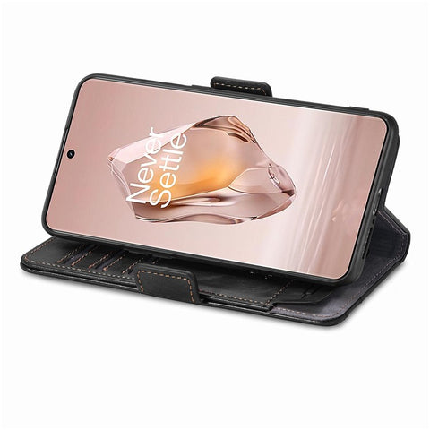 For OnePlus 12R 5G / Ace 3 5G Phone Cases CASENEO PU Leather Cover Stand with RFID Blocking Wallet