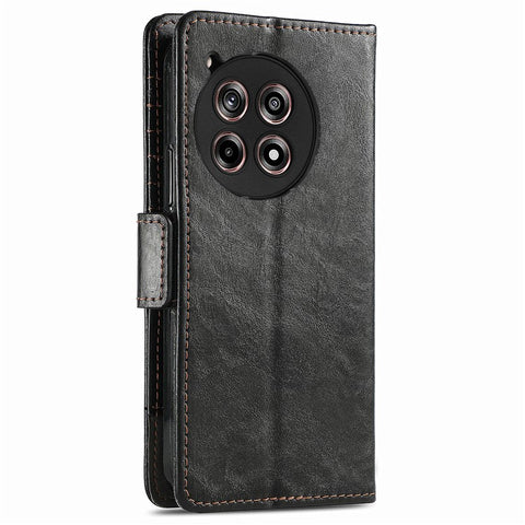 For OnePlus 12R 5G / Ace 3 5G Phone Cases CASENEO PU Leather Cover Stand with RFID Blocking Wallet