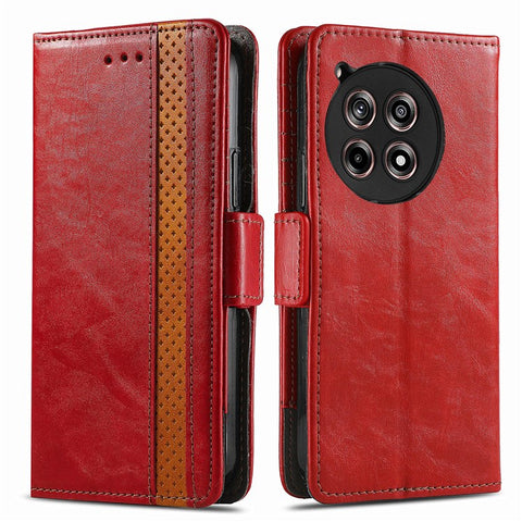 For OnePlus 12R 5G / Ace 3 5G Phone Cases CASENEO PU Leather Cover Stand with RFID Blocking Wallet