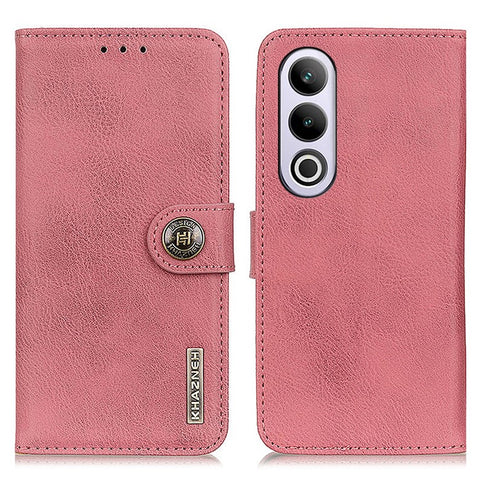 KHAZNEH For OnePlus Nord CE4 5G  / Oppo K12 Case PU Leather Cowhide Texture Flip Phone Cover