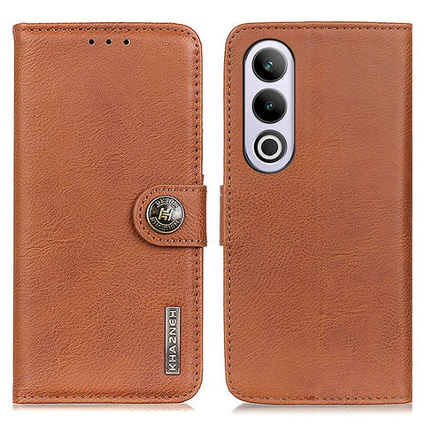 KHAZNEH For OnePlus Nord CE4 5G  / Oppo K12 Case PU Leather Cowhide Texture Flip Phone Cover