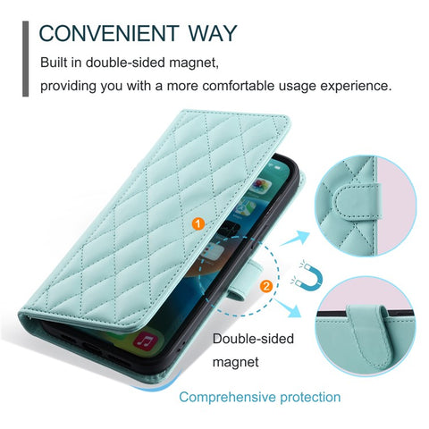 For Oppo A79 5G / A2 5G / OnePlus Nord N30 SE 5G Case Rhombus Grid Leather Crossbody Phone Cover