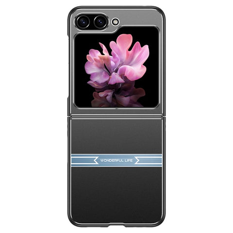 For Samsung Galaxy Z Flip 5G Case Metal+PC+TPU Matte Smartphone Cover