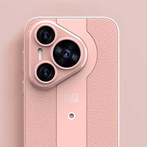 Q.COO For Huawei Pura 70 Case  Shockproof PU Leather+TPU+Acrylic Phone Cover