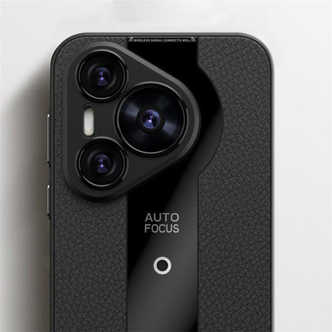 Q.COO For Huawei Pura 70 Pro / Pura 70 Pro+ Case Shockproof PU+TPU+Acrylic Phone Cover